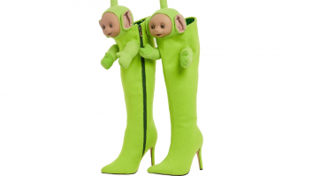 Un designer lansează cizmele Teletubbies. Paris Hilton s-a declarat deja îndrăgostită de ele