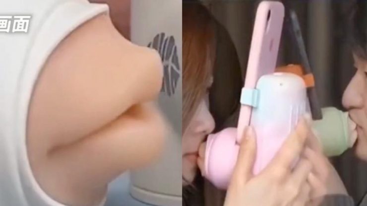 Dispozitivul de sărutat, creat de studenții din China pentru a rezolva problema cuplurilor la distanță, a stârnit controverse pe rețelele sociale