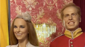 Figurile de ceară ale prințului William și Kate Middleton devin virale la un muzeu polonez