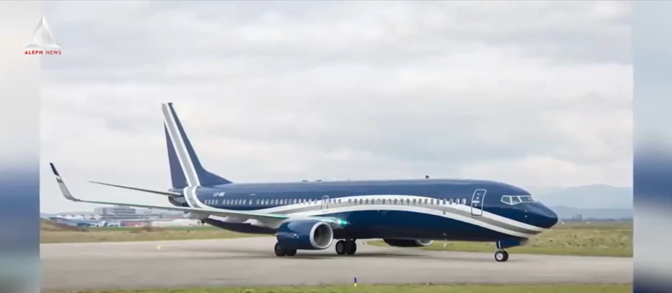 Imagini cu „uimitorul avion VIP” cu care Iohannis a zburat în Japonia, cu escală la Sibiu și Baku