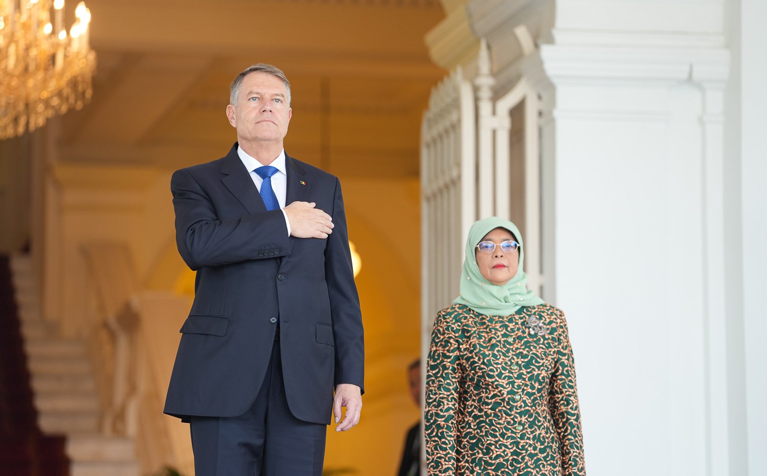 Klaus Iohannis a prezentat la Singapore demersurile de extindere a capacităţii portului Constanţa