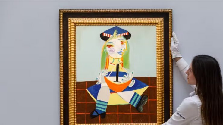 Portretul fiicei sale Maya („Girl in a Boat”), realizat de Picasso, s-a vândut cu 18 milioane de lire sterline la Londra