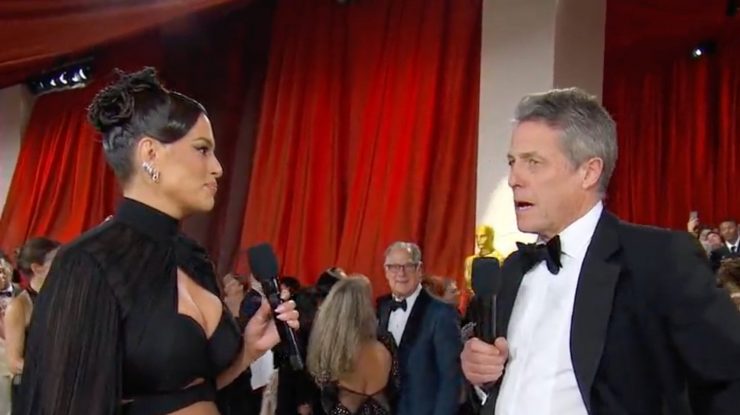 Ashley Graham a rupt tăcerea cu privire la interviul stânjenitor pe care i l-a acordat Hugh Grant la gala Oscarurilor de duminică seară