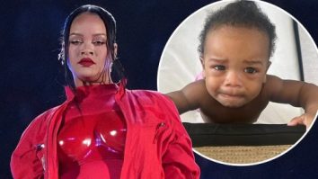 Rihanna împărtășește o fotografie cu băiețelul ei și glumește că acesta este supărat că își duce fratele care urmează să se nască la Oscaruri