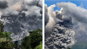 Vulcanul Merapi din Indonezia a erupt. Norul de cenușă ajunge până la șapte kilometri înălțime