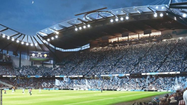 Stadionul Etihad: Manchester City, plan de 300 de milioane de lire sterline pentru a crește capacitatea la 60.000 de locuri