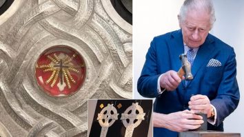 Papa Francisc i-a dăruit regelui Charles al III-lea două cioburi din „Adevărata Cruce”: „Pentru omul care are totul”