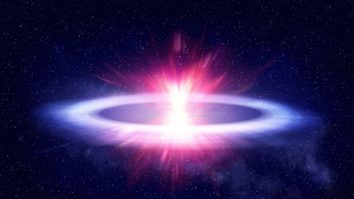 Oamenii de știință au observat cea mai plană explozie care a avut loc vreodată în spațiu, la o distanță de 180 de milioane de ani-lumină