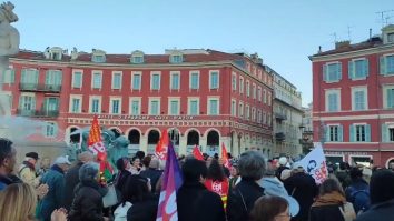 VIDEO. Reforma pensiilor: Mobilizare la Marsilia, după discursul lui Emmanuel Macron