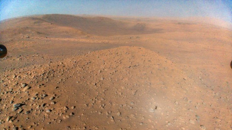FOTO. Un elicopter al NASA surprinde o priveliște nemaivăzută a planetei Marte. Ce detalii interesante a dezvăluit prin imagini