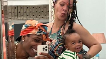 FOTO. A$AP Rocky și Rihanna sărbătoresc prima aniversare a fiului lor, RZA