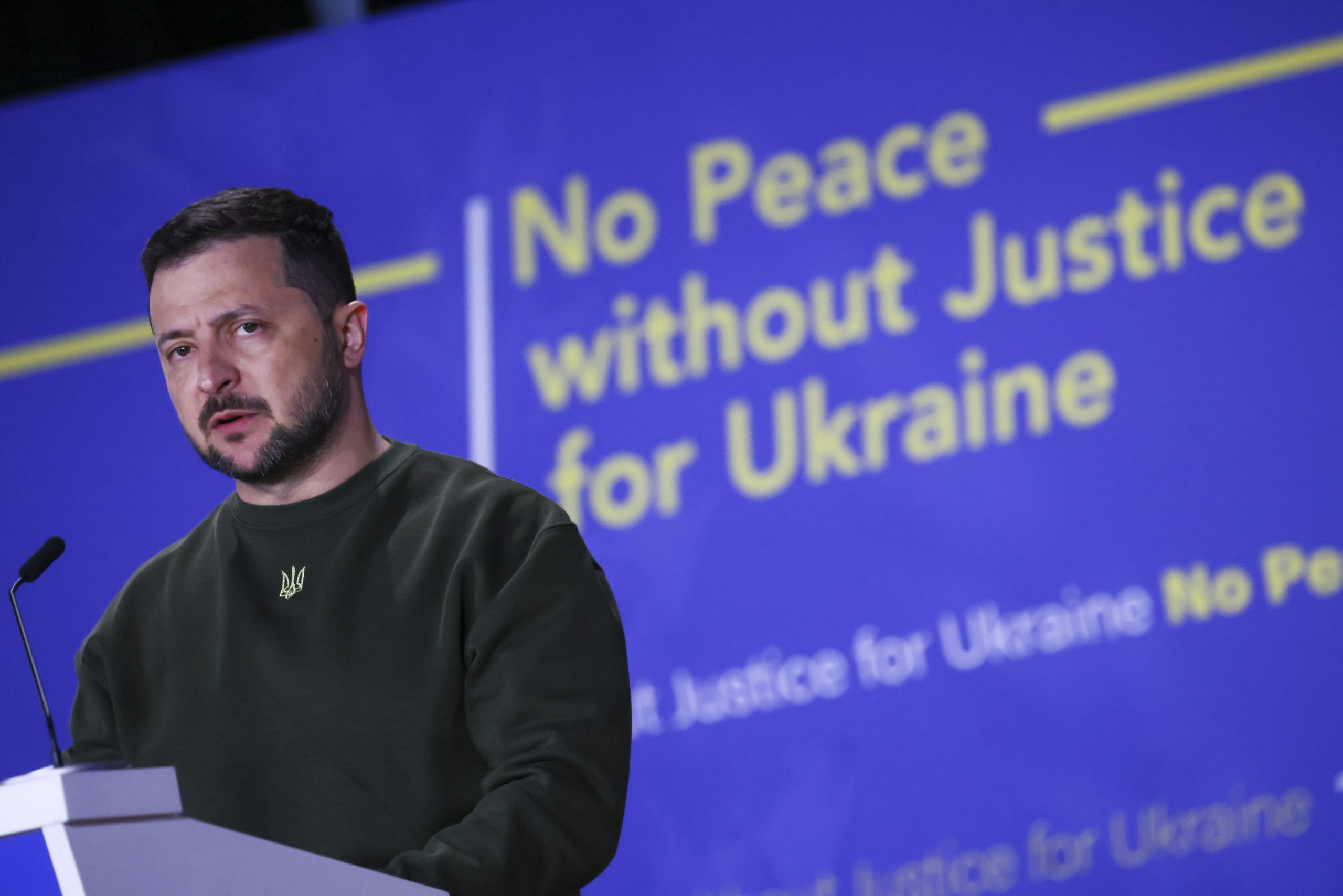 VIDEO. Volodimir Zelenski: „Cu toții vrem să vedem un alt Vladimir aici, la Haga”