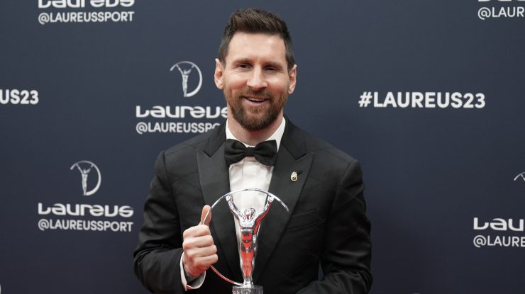 FOTO. Messi, premiat la gala Laureus. Cum a apărut argentinianul alături de Antonela Roccuzzo