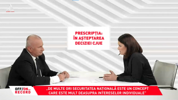 OFF/ON THE RECORD, 7 mai 2023. Invitat: Nistor Călin, avocat și fost procuror șef interimar al DNA