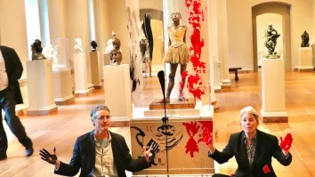 FOTO. Doi activiști pentru climă sunt acuzați pentru deteriorarea expoziției Edgar Degas de la National Gallery of Art