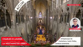 VIDEO. Regele Charles al III-lea a fost încoronat. Profesor de istorie: „Casa Regală este mai aproape de cetățeanul de rând ” 