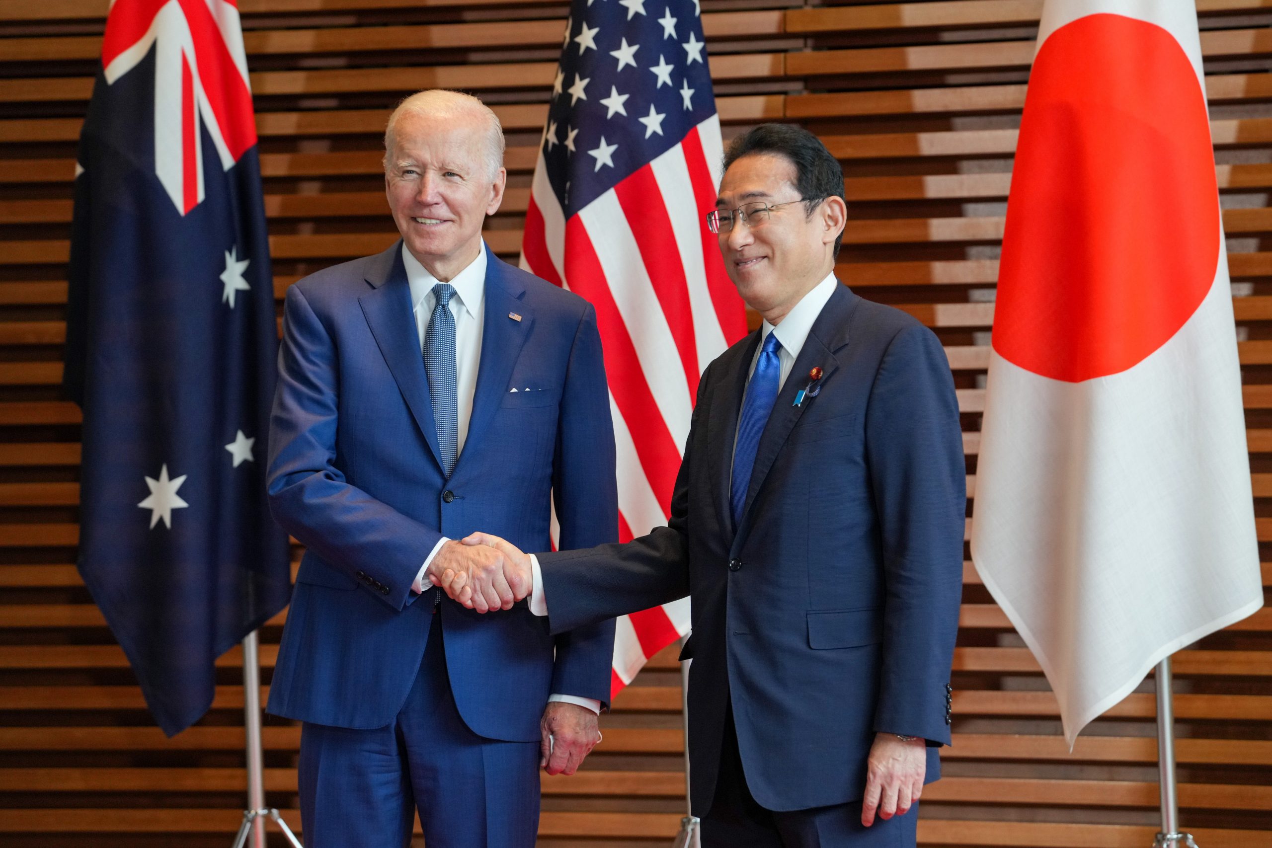 Joe Biden și Fumio Kishida se întâlnesc înainte de summitul G-7: „Când țările noastre sunt unite, suntem mai puternici”
