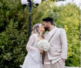 FOTO|VIDEO. Smiley și Gina Pistol au spus „Da“: primele fotografii de la nuntă