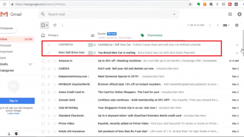 FOTO. Utilizatorii Gmail sunt nemulțumiți că reclamele apar în mijlocul căsuței de e-mail. Google a implementat o nouă strategie