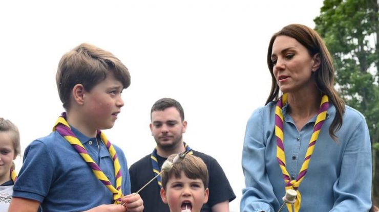 Kate Middleton dezvăluie cum îi mai spune Prințului Louis la primul său angajament regal