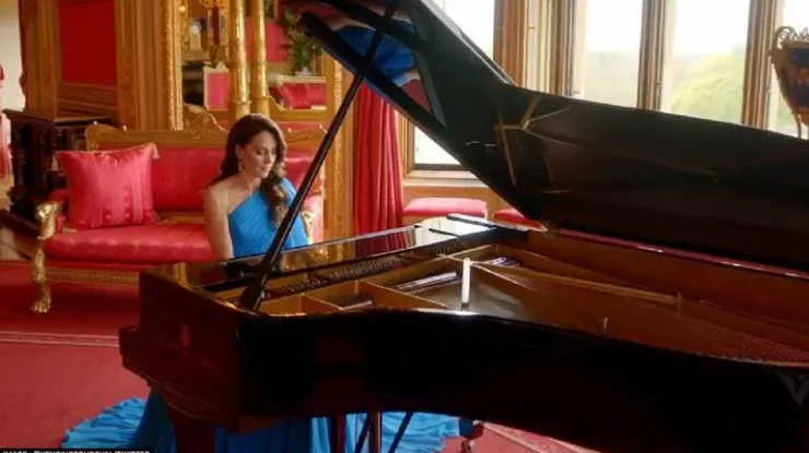 VIDEO. Kate Middleton a avut o apariție surpriză la Eurovision. Prințesa de Walles a susținut Ucraina în competiție