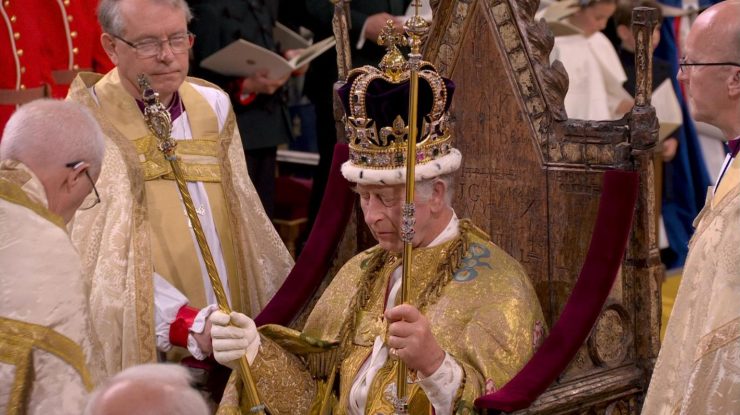 VIDEO. Momentul în care Regele Charles al III-lea este încoronat