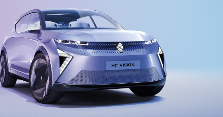 FOTO-VIDEO. Renault prezintă un concept-car futurist. Tehnologia îți monitorizează starea de sănătate
