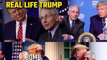 VIDEO. Echipa de campanie a lui DeSantis ar fi folosit imagini create de A.I. în care Trump și Fauci se îmbrățișează și se sărută