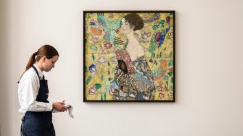 Cel mai scump tablou din Europa: „Doamna cu evantai” de Gustav Klimt. La ce sumă a fost evaluată pictura