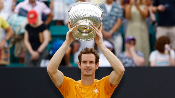 Andy Murray a avut parte de o surpriză în timpul meciului. Tenismenul a câștigat titlul ATP Challenger de la Nottingham