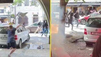 VIDEO. Ciocniri violente între fanii lui West Ham și ai Fiorentinei. Poliția cehă a arestat 16 persoane