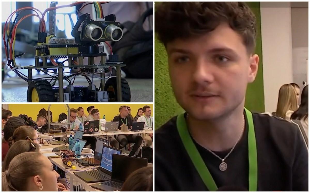 FOTO. Pantofii care îți încarcă telefonul în mers. Invenția unui student clujean