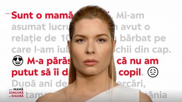 Sunt mamă singură și sigură. Te-am adoptat. M-ai adoptat