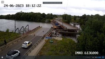 VIDEO. Autoritățile ruse au distrus autostrăzi pentru a împiedica avansul trupelor lui Prigojin spre Moscova