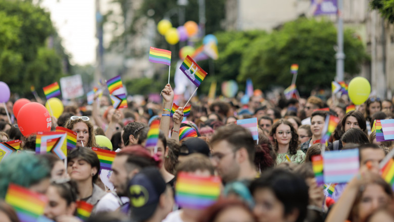 25.000 de persoane au participat la marșul Bucharest Pride. Noua Dreaptă- contramanifestație