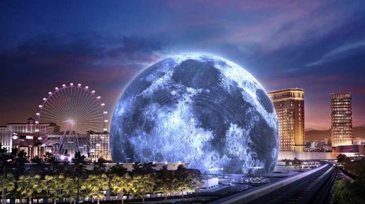 VIDEO. Msg Sphere îți prezintă o experiență unică. Cum arată uriașa sferă din Las Vegas