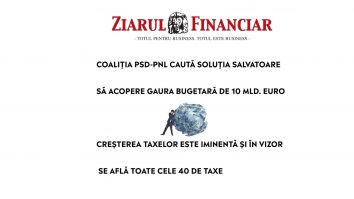 Adrian Sârbu: Ce am face tu sau eu în locul domnului Ciolacu, când ai un deficit bugetar cu 10 miliarde de euro peste cele 14 deja prognozate ?