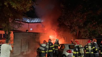 VIDEO. Un incendiu puternic a izbucnit în curtea Spitalului Nicolae Robănescu. 110 copii au fost transferați la Spitalul Clinic de Urgență pentru copii „Marie Curie”