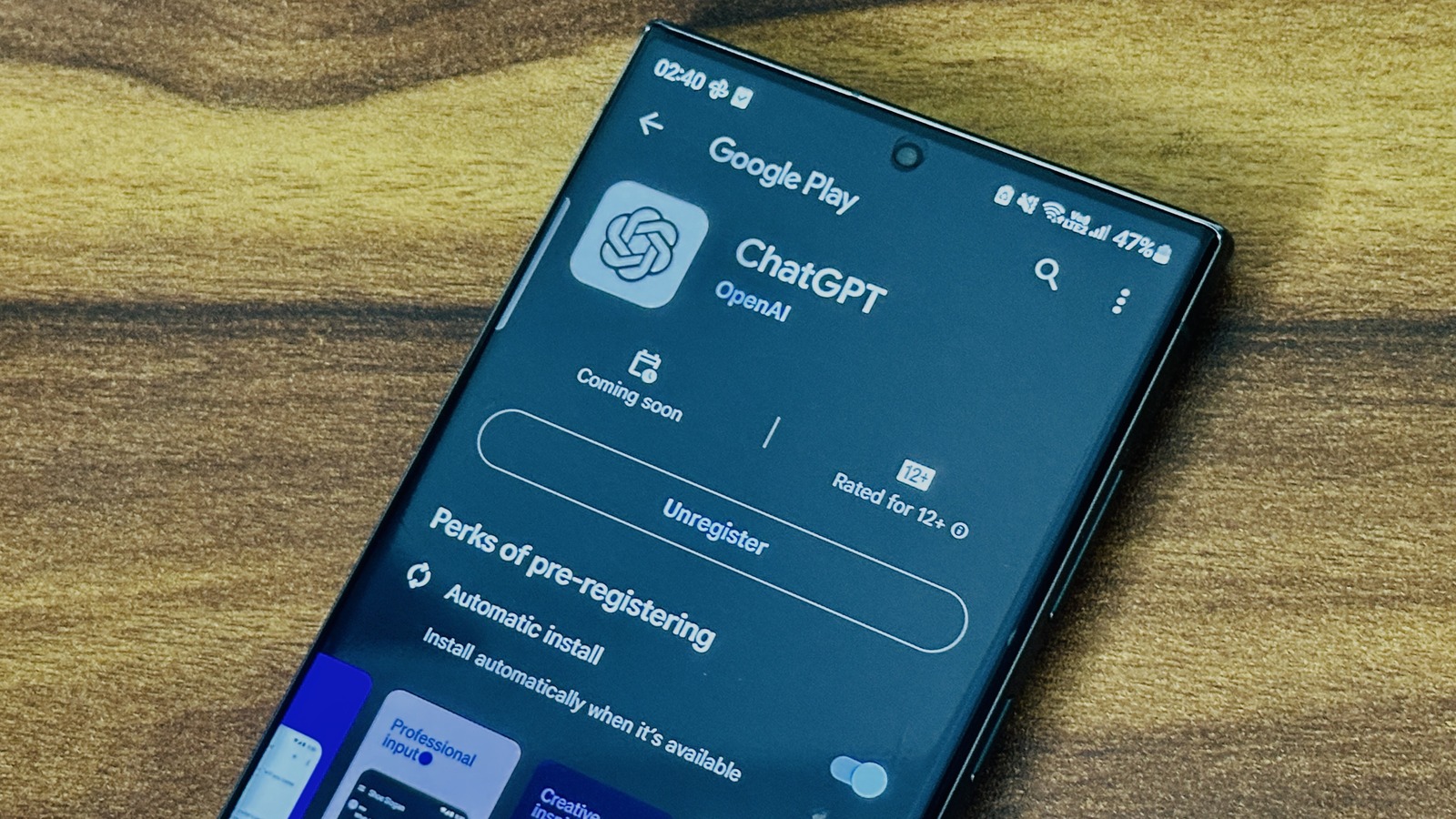 ChatGPT pentru Android se lansează săptămâna viitoare. Aplicația este deja listată în Google Play Store