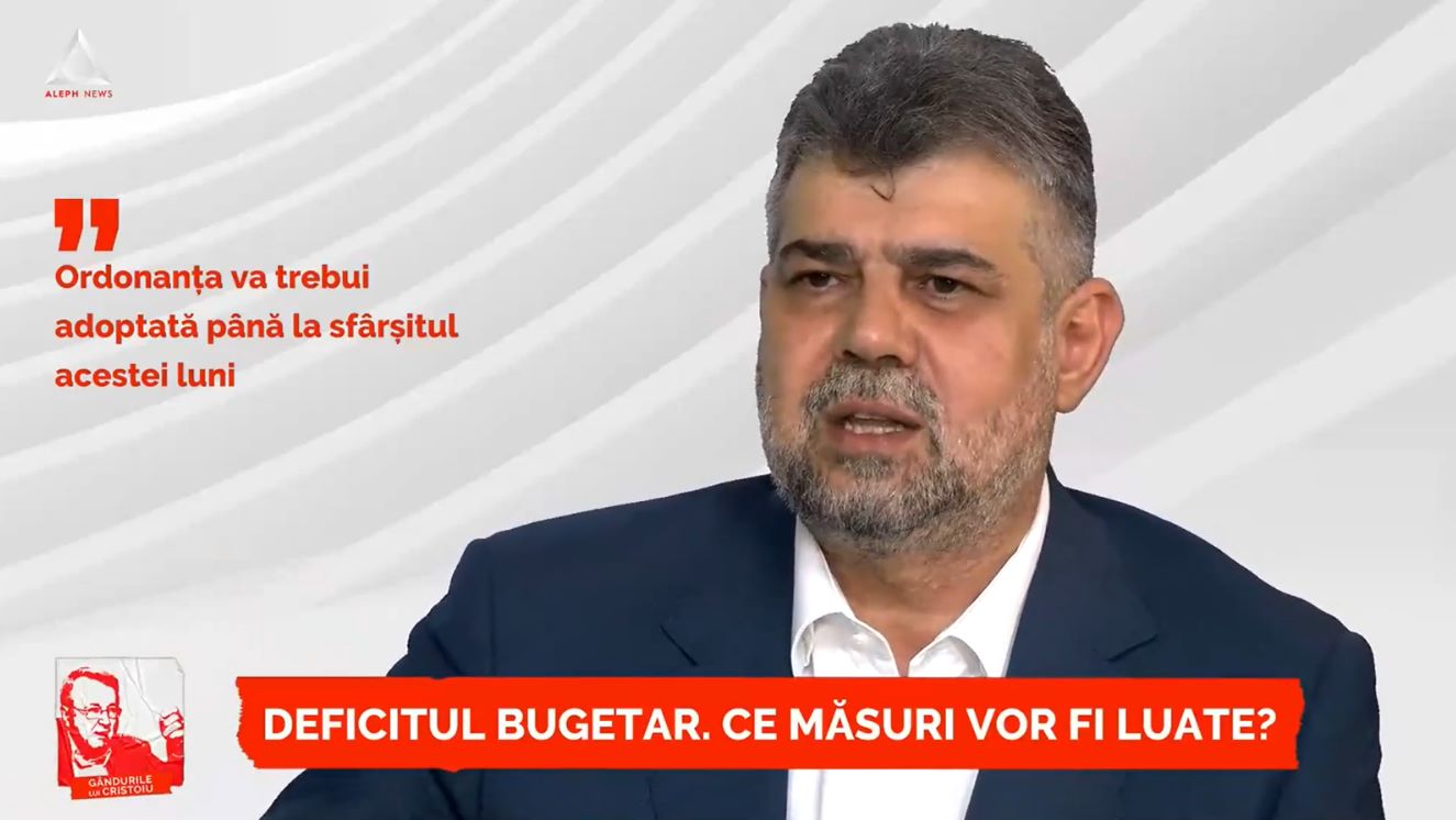 EXCLUSIV/ Gândurile lui Cristoiu. Premierul Marcel Ciolacu: România riscă suspendarea fondurilor europene. Guvernul pregăteşte trei pachete de măsuri. Este posibil să negociem la Bruxelles creşterea deficitului bugetar