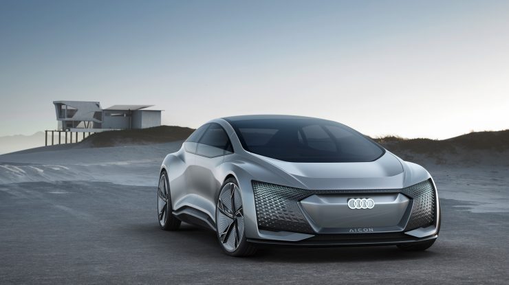 Audi vrea un viitor fără șoferi. ICON nu are volan și pedale, dar vine cu un asistent personal