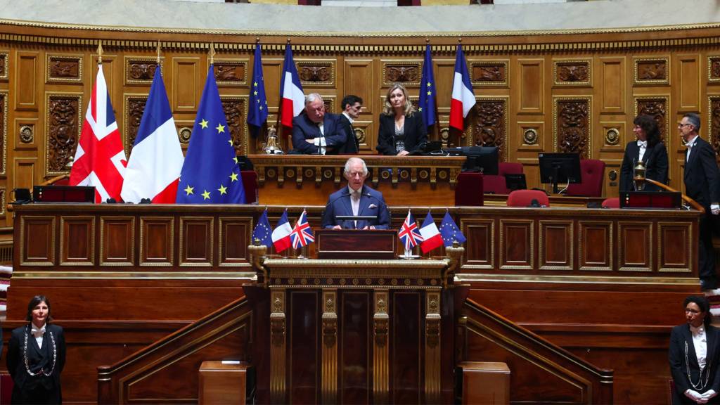 Regele Charles al III-lea a fost ovaționat în Franța. Monarhul și-a exprimat dorința de victorie a Ucrainei împotriva Rusiei