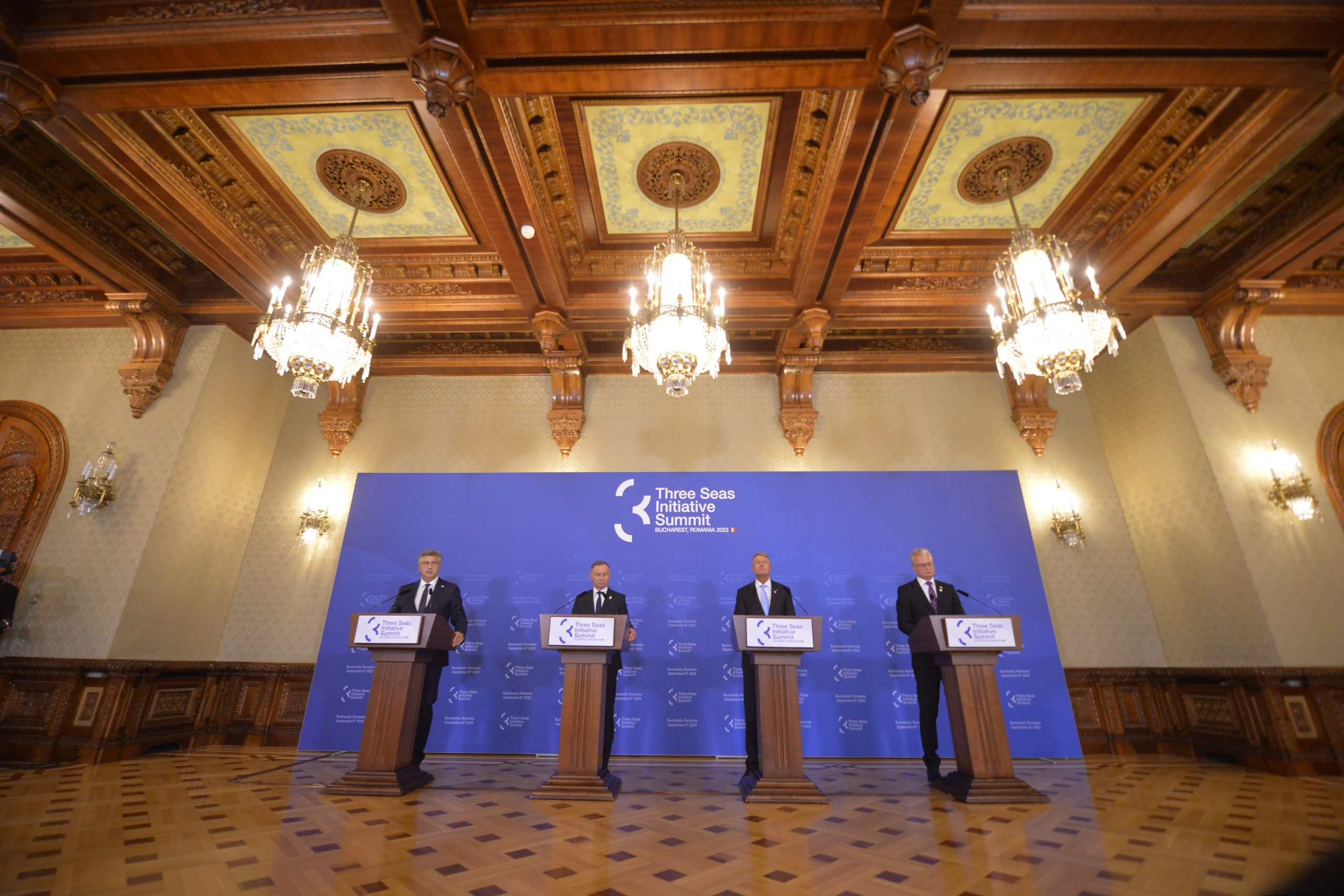 VIDEO. Summitul celor Trei Mări, la București. Alexandru Georgescu: Există finanțare doar pentru 62% din totalitatea proiectelor