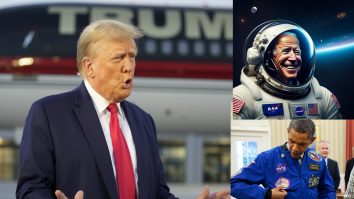 Inteligența Artificială duce comedia la un nou nivel: Trump, Biden și Obama călătoresc în spațiu