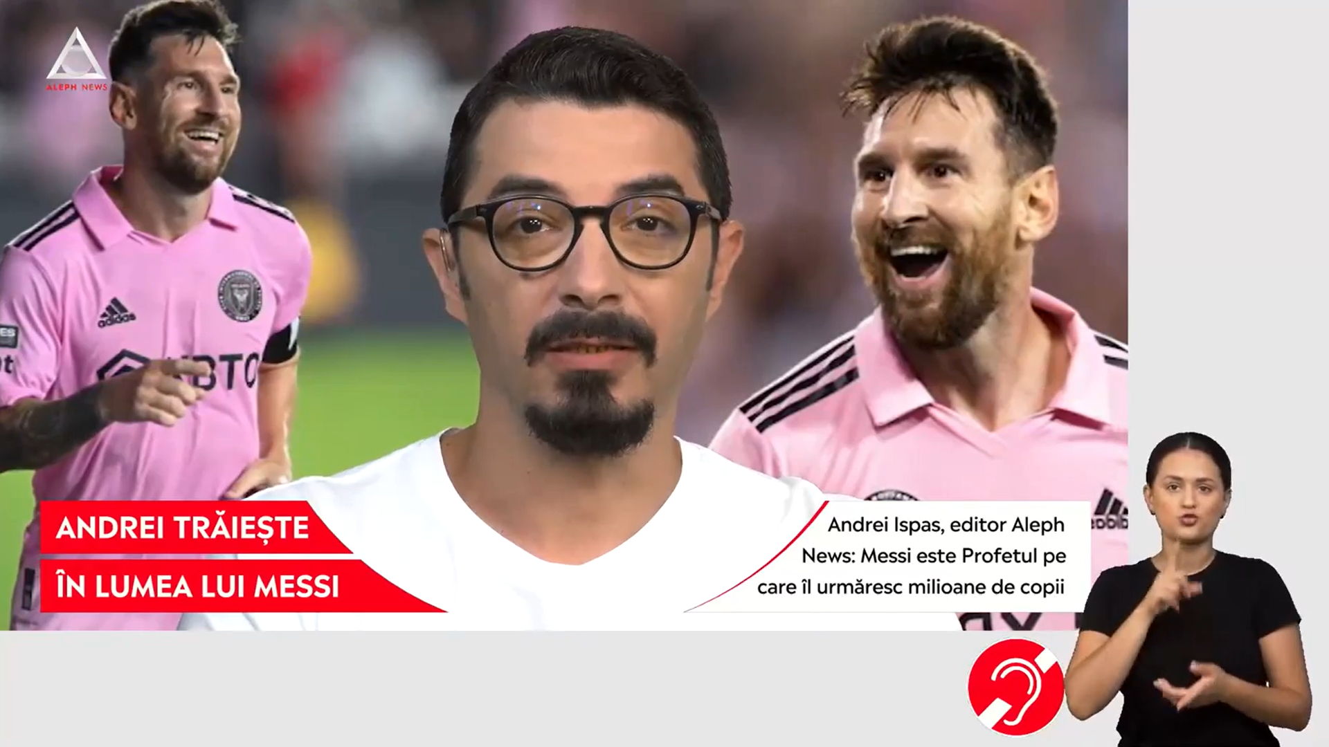 TESTIMONIAL. Andrei Ispas: Trăiesc în Aleph: Messi este Dumnezeul meu