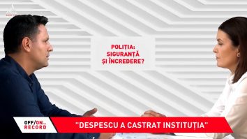 OFF/ON THE RECORD, 5 septembrie. Invitat: Cosmin Andreica, președinte Sindicat Europol