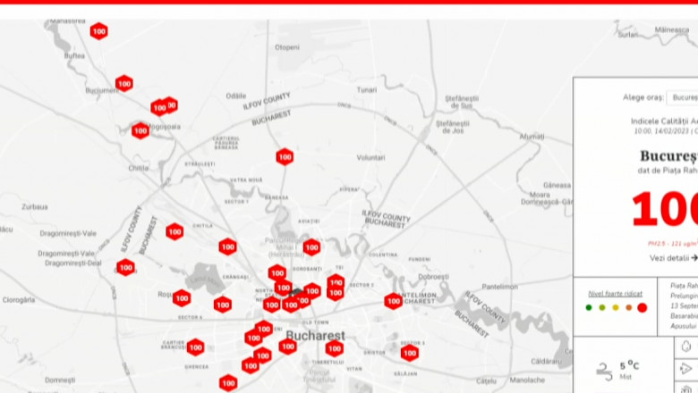 Nicuşor Dan lansează site-ul infoaer.pmb.ro. Bucureștenii pot verifica calitatea aerului pe care îl respiră în Capitală