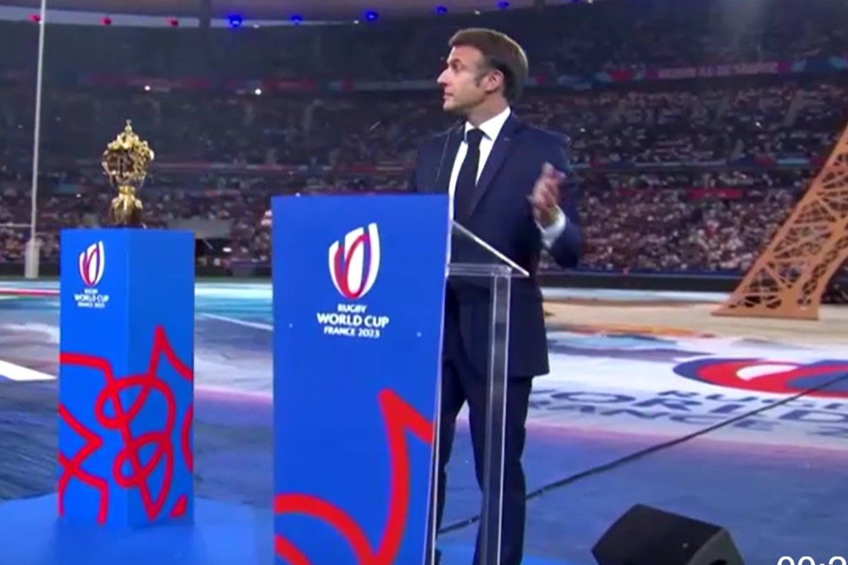 VIDEO. Emmanuel Macron a fost huiduit pe Stade de France. Discursul președintelui francez
