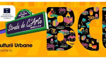 Festivalul Strada de C’arte a început la București. Ediția a XII-a aduce lansări de carte și ecranizări