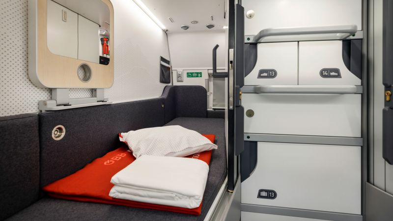 Austria introduce trenuri de noapte premium. Prețurile pornesc de la 30 de euro pentru un loc
